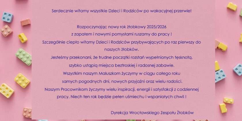 Wracamy po wakacyjnej przerwie…